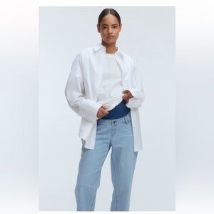 H&M Mama Straight Ankle Jeans - a sold out maternity staple!